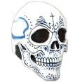 thumbnail image 5 of Máscara De Catrín Azul Ghoulish Productions Día de Muertos Unitalla, 5 of 5