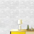 thumbnail image 3 of Papel Pintado De Techo Listo 35 * 35 Cm 3D A Prueba De Humedad Suave Antiestático Anticolisión Espuma Ladrillo 3D Adhesivo De Pared Sólido Fondo Pegatina, 3 of 4