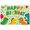 2A, variant on Colorful Dinosaur Themed Happy Birthday Banner Background Backdrop Party Decoration Supplies for Kids Birthday Party Photography Props and Indoor Outdoor Celebrations