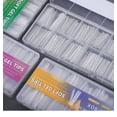 thumbnail image 4 of Tignapoo 504-Piece Long Nail Tips Set: Transparent Full-Coverage Acrylic Nails in 11 Sizes, No Buffing Required, Bulk Pack for Nail Art Enthusiasts, 4 of 7