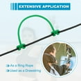 thumbnail image 4 of Uxcell Archery D Loop Rope String Nocking Loop Rope Serving Thread Release Material for Compound Archery Green, 4 of 7