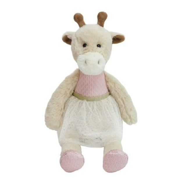 Animal de peluche de jirafa Suzy vestida de Mon Ami - Muñeco de peluche suave y tierno de 17 pulgadas para usar como juguete o decoración de la habitación Gran regalo para niños de todas las edades