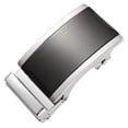 thumbnail image 4 of Slide Click Buckle Automatic Leather Belt Buckle Belt Buckle Replacement for Men, 4 of 10