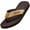 Brown/Tan, variant on Norty Men's Soft EVA Flip Flop Thong Sandal Comfort, Style, and Durability