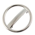 thumbnail image 1 of Geometric Circle French Automatic Spring Barrette Ladies Hair clip and clamp - , 5.8cm, 1 of 5