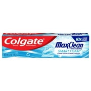 Colgate Max Clean with Whitening Foaming Toothpaste, Effervescent Mint - 6 ounce