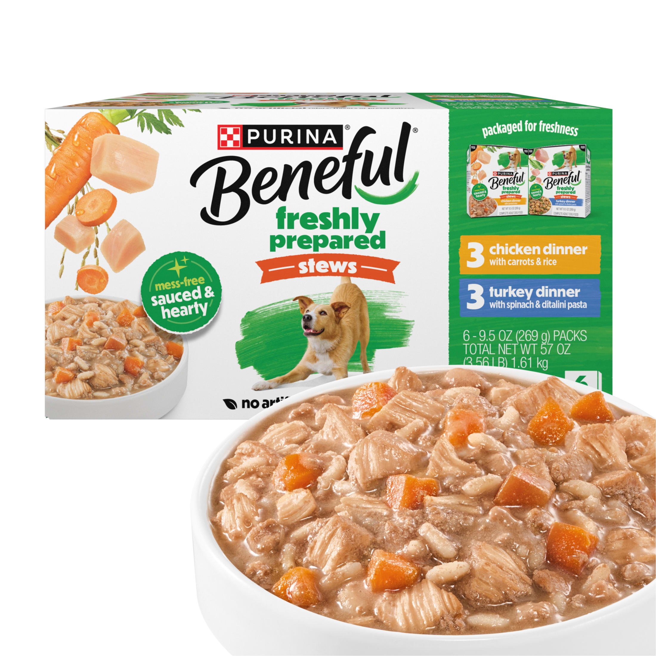 Beneful Freshly Prepared Stews Chicken and Turkey Variety Pack photo 2
