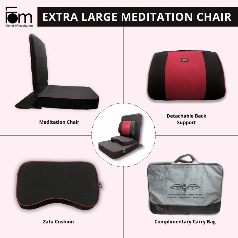 Friends of Meditation Extra Large Relaxing Meditation and Yoga Chair w –  Meditate & Celebrate Inc.