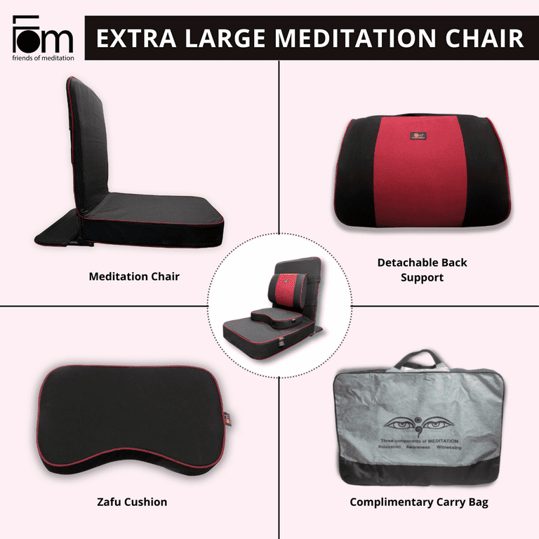 Friends of meditation large relaxing buddha meditation and yoga seat sale