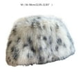 thumbnail image 3 of FauxFurs Leopard Hat Girl Russian Style Warm Hat Cold Weather Outdoor Skiing Hat, 3 of 6