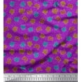 thumbnail image 1 of Soimoi Poly Georgette Fabric Coral Ocean Decor Fabric Printed Yard 52 Inch Wide, 1 of 2