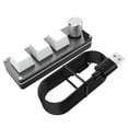 thumbnail image 2 of Three Key USB Wired Mini Keyboard Knob Mechanical Keyboard Fast Office Volume Control Keyboard for Laptop Computer Black, 2 of 6