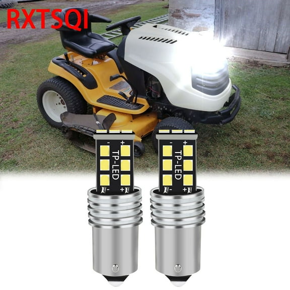 RXTSQI for Cub Cadet LT1024 LT1040 LT1042 LT1045 Headlights 2X White LED Light Bulbs US,15SMD