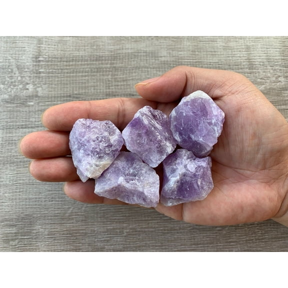 Amethyst Rough Natural Stones, 1-2" Raw Amethyst Stones