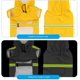 thumbnail image 5 of Impermeable para perros con capucha, impermeable y cortavientos, con tiras reflectantes y orificio para arnés (Amarillo L), 5 of 5