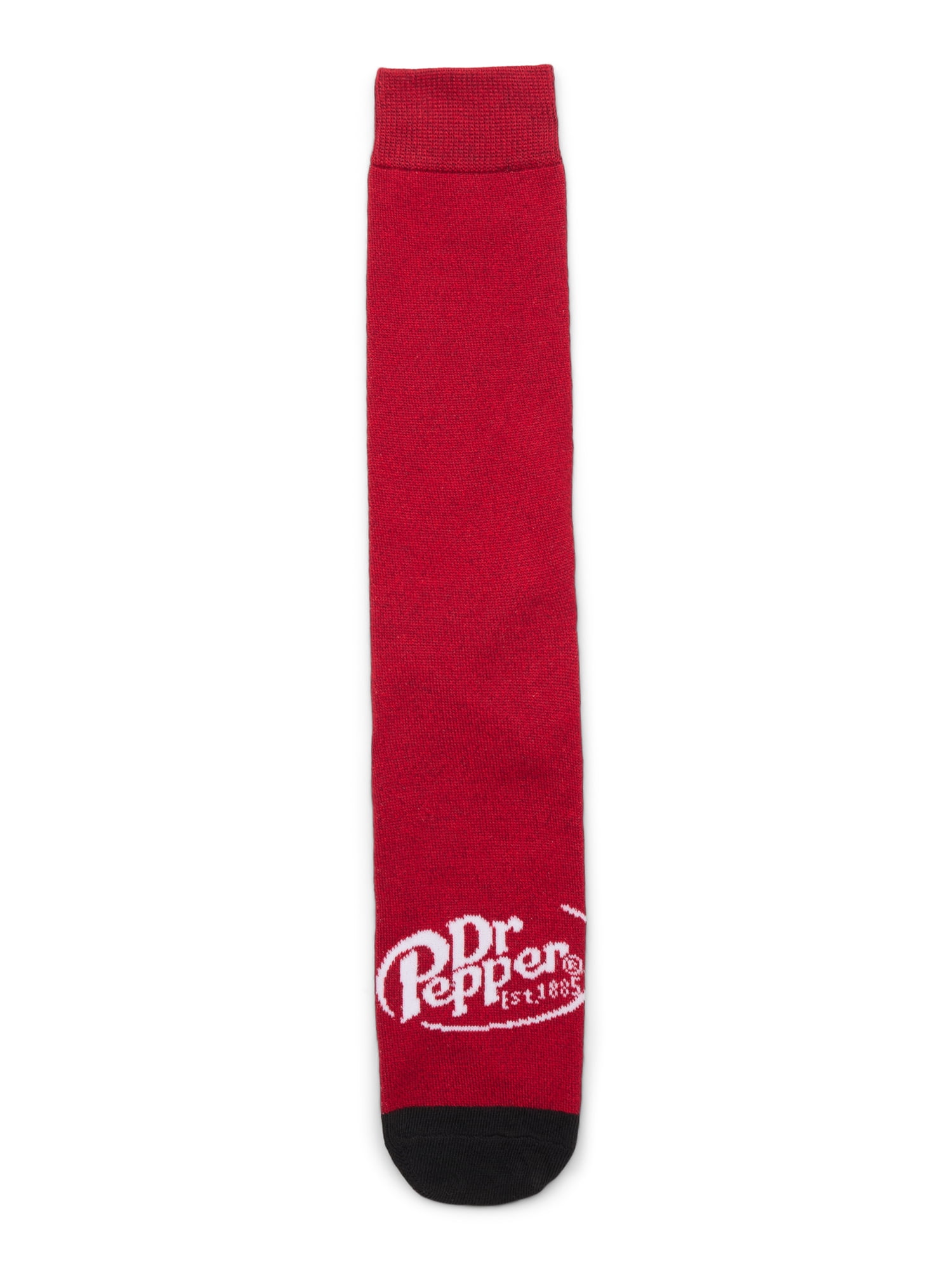 Dr Pepper Crew Socks, 6-Pack, Sizes 8-12
