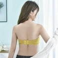 thumbnail image 4 of Women Lace Bandeau Bra Tube Top Bra Stretchy Strapless Bandeau, 4 of 5