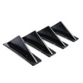 thumbnail image 1 of 4pcs Universal Carbon Fiber Car Modified Rear Bumper Diffuser Spoiler BlackRed ABS Rear Bumper Lip Diffuser Anti-collision, 1 of 5