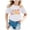 A6-White, variant on Hessimy Girls T-Shirts Short Sleeve Shirt for Girls Cotton Tees Kids Tshirts Clothes Summer Tops(Sky Blue,3-4 Years)