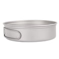thumbnail image 4 of Graflsoa Compact Titanium Cookware Set: 1600ml Pot & 750ml Pan with Foldable Handles for Camping & Hiking Adventures, 4 of 6