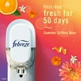 thumbnail image 3 of Febreze Plug In Air Freshener, Odor-Fighting Scented Oil Refill, Summer Golden Hour, (4 Pack of 2 Refills), 3 of 5