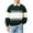 Green, variant on Rugby Shirts for Men Collared Casual Pullover Sweatshirt Loose Fit Preppy Golf Polo Shirt