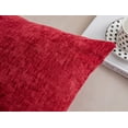 thumbnail image 4 of Large Rustic Red Pillow Covers 24x24 Inch Set of 2 Modern Farmhouse Rustic Decorative Throw Pillow Covers Square Cushion Case for Living Room Home Sofa Couch Decoration, 4 of 8