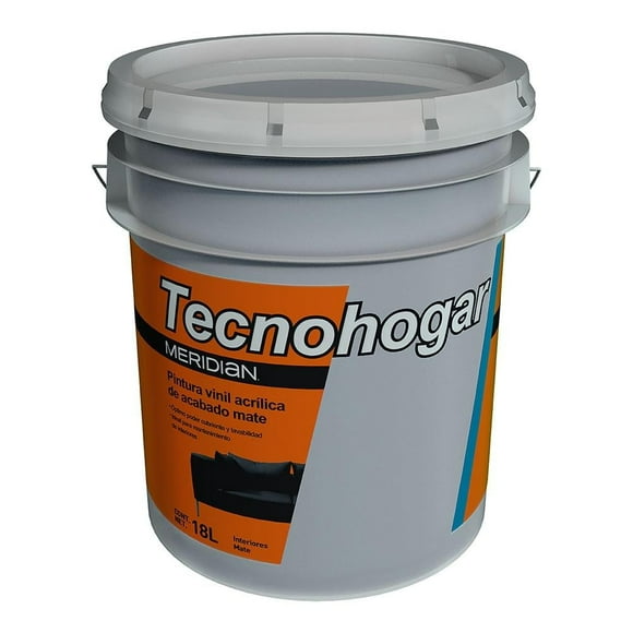 Pintura Semieconomica Tecnohogar Meridian 19A8834409, gris, 18lt