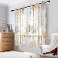 thumbnail image 2 of Yayeee Window Curtains Set of 2 for Living Room Light Filtering 63"x52", Giraffe Tree Pattern, 2 of 7
