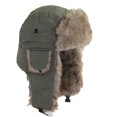 thumbnail image 2 of sunsanly Men Winter Lei Feng Hat Thickened Plush Ear Protection Fuzzy Faux Fur Windoroof Waterproof Adjustable Heat Retention Outdoor Skiing Skating Snowboarding Hataily Life, 2 of 8