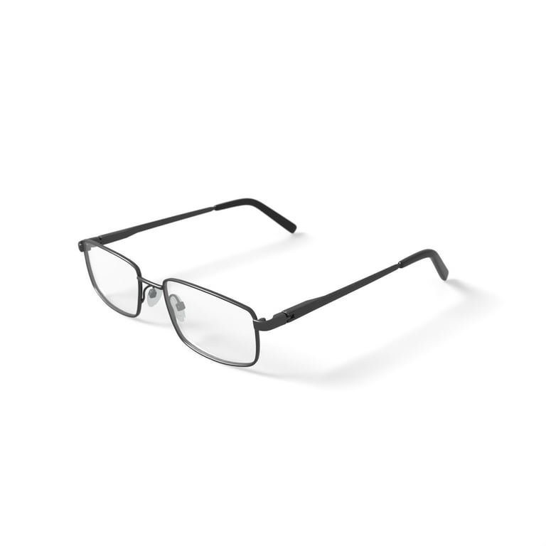 アドミラル　M Adolfo Men's Admiral Rectangular Prescription Eyeglasses with Case