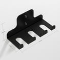 thumbnail image 4 of Olympic Barbell Hanger,Garage Gym Bar Wall Rack,Vertical Barbell Mount Rack,Black Powder Coated,Space Saving Commercial or Home Gym Accessory,Holds Under 33mm Bar Size, 4 of 6