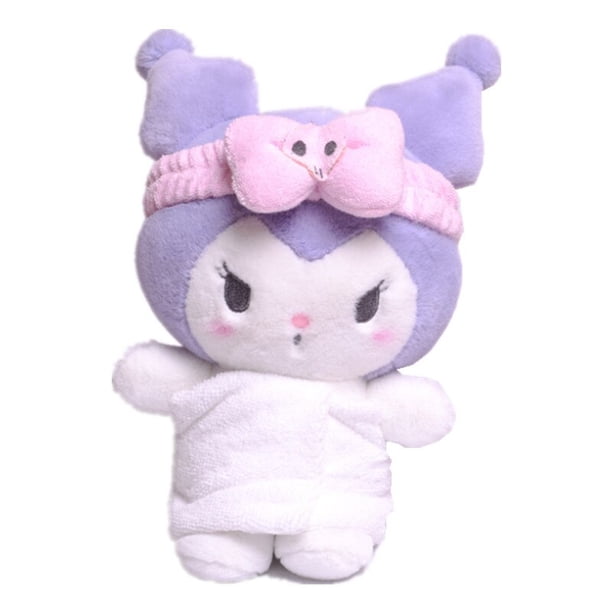 Sanrio-Llavero de Hello Kitty para niñas, llaveros de felpa My Melody Kuromi, Kawaii Cinnamoroll, Pochacco, Pompón, Purin