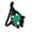 #001-Black, variant on TanSiDing Dinosaur Crossbody Bag for Lightweight Adjustable Sling Chest Bag Nylon Travel Daypack