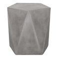 thumbnail image 1 of Moe's Home Collection Gem Contemporary Stone Outdoor Stool in Gray, 1 of 8