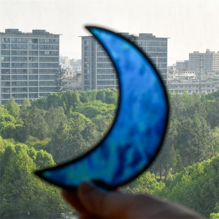 

Pgeraug Sun Catcher Moon Acrylic Pendant Home Decoration Pendant Fun Decorative Gift Hangs F