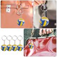 thumbnail image 3 of 2pcs Volleyball Key Chain Volleyball Key Ornament Sports Ball Key Chain Bag Ornaments, 3 of 8
