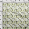 thumbnail image 3 of oneOone Cotton Cambric Light Green Fabric Mushroom Dress Material Fabric Print Fabric By The Yard 56 Inch Wide, 3 of 5