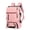 Pink, variant on 16 Inch Multi Compartment Travel Backpack Featuring Shoe Storage & USB Charging for Hiking Business and Everyday Commute, Pink