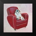 thumbnail image 2 of Dillon, Carol 12x12 Black Modern Framed Museum Art Print Titled - Bulldog on Red, 2 of 5