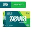 thumbnail image 1 of Zevia Ginger Ale6X355ML, 1 of 7