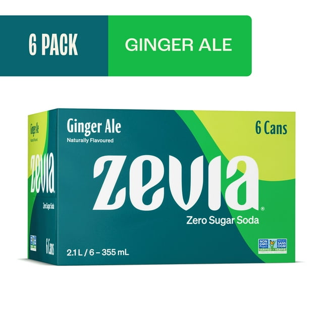 Zevia Ginger Ale6X355ML