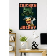 A Minecraft Movie - Chicken Jockey Wall Poster, 22.375 x 34