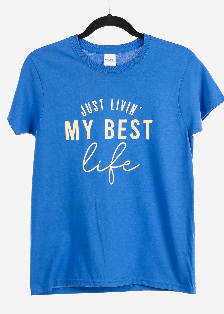 Womens Short Sleeve Top Just Livin 