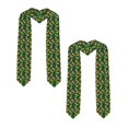 thumbnail image 2 of Fotbe Pineapples with Palm Leaves Printed Class of 2024 Graduation Stole, 2 of 7