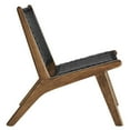 thumbnail image 3 of Side Dining Chair, Walnut Black, Wood, Kitchen Cafe Bistro Hospitality Restaurant, Modern Contemporary HB36067, 3 of 9