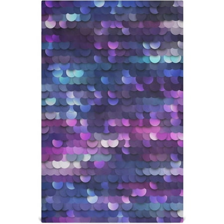 

Bestwell 4 pieces Mermaid Kitchen Dish Towel Super Absorbent Soft Drying Cloth Tea Bar Towels 28 x 18