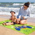 thumbnail image 5 of Toalla de playa para niños Game - 76 x 150 cm Microfibra resistente a la arena para niños, toalla de baño, piscina, camping, viajes, toalla de playa ultraabsorbente y supersuave, 5 of 5