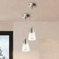 thumbnail image 4 of Aspen Creative 23611-04,Clear Cylinder Glass Shade. 4"Dia x 6-1/2"H / Center Hole:42mm.Set of 4., 4 of 7