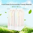 thumbnail image 5 of Cheers US Extra Large Clear Hanging Garment Bags for Closet Storage Bottom Enclosed Garment Rack Cover Sealed Wardrobe Clothes Protector for Coats, Suits, Dresses, 5 of 7
